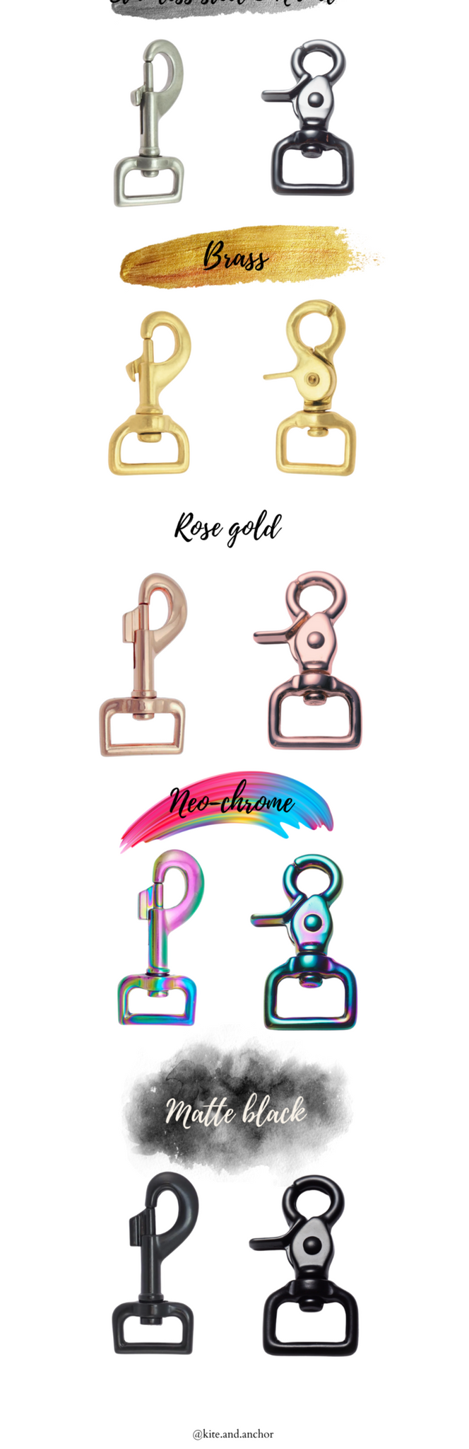 ROSE GOLD (LEASHES) - LIMITED COLOUR RELEASE - Kite & Anchor